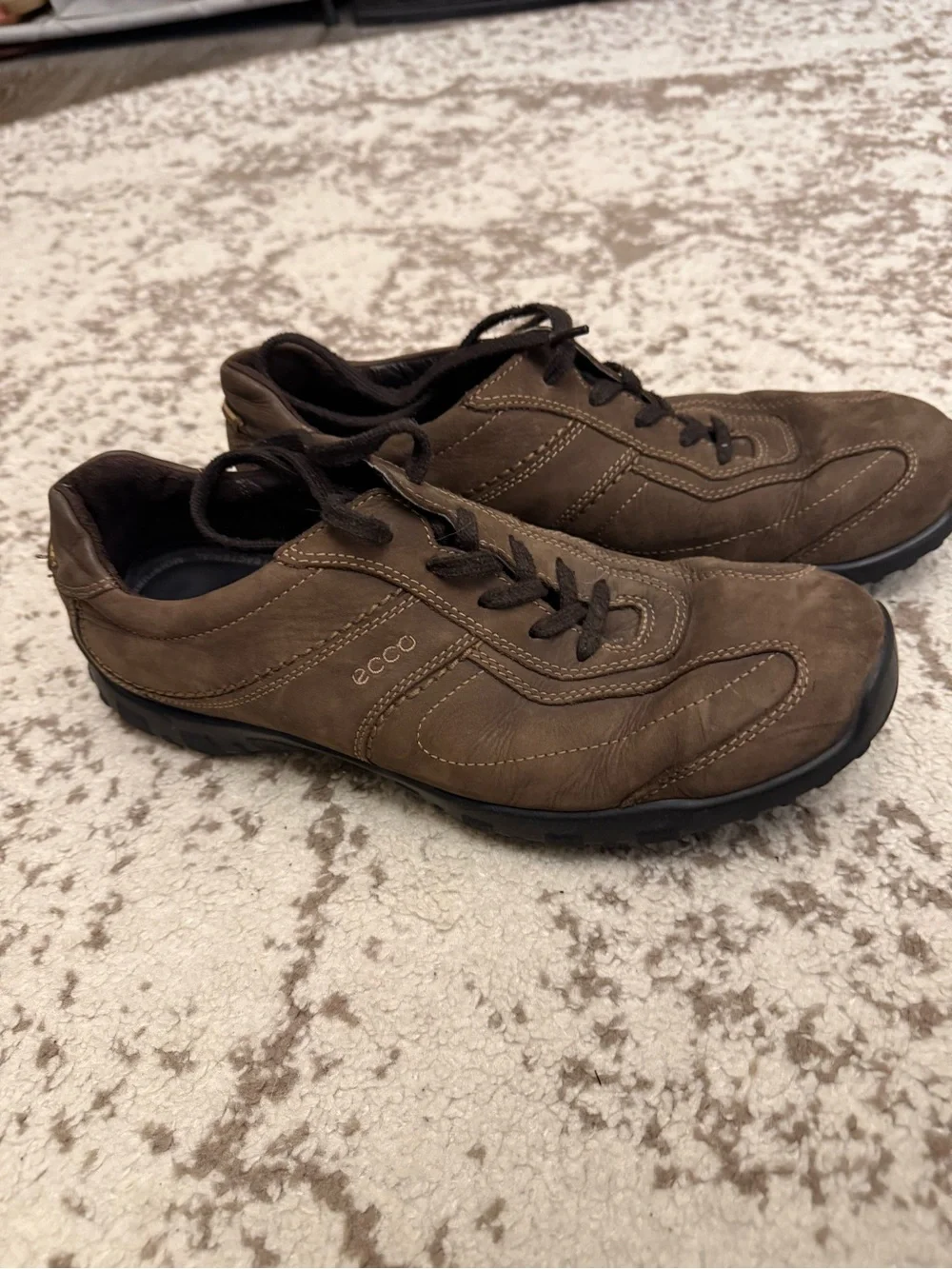 ECCO Men’s Brown Genuine Leather Lace Up Shoes EU 45 NWOB